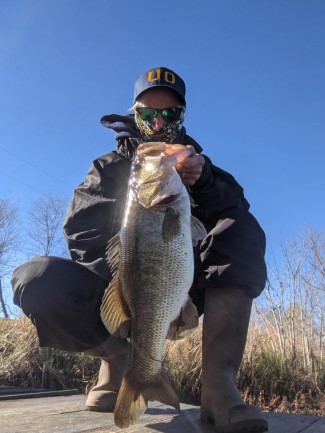 Leachman with big bass... Dec. 21.